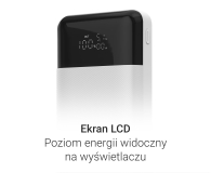 Silver Monkey Powerbank Smart 20 000 mAh 22.5W Biały - 1481433 - zdjęcie 8